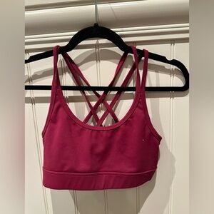 THREADS 4 THOUGHT Ladies Women’s Size Extra Small Burgandy Sports Bra Yo…
